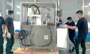 知名外資制藥企業(yè)定制軒特紙箱全自動(dòng)貼標(biāo)生產(chǎn)線(xiàn)定制