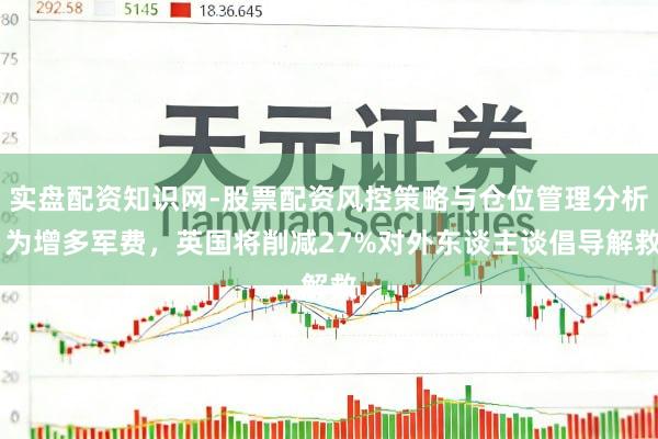 实盘配资知识网-股票配资风控策略与仓位管理分析 为增多军费，英国将削减27%对外东谈主谈倡导解救